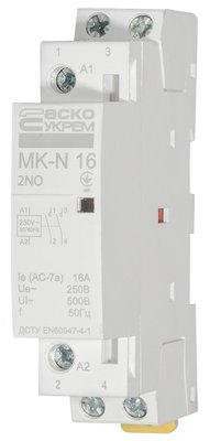 Модульний контактор MK-N 2P 16A 2NO 220V A0040030023 фото