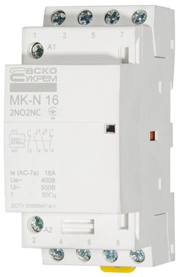 Модульний контактор MK-N 4P 16A 2NO2NC 220V A0040030028 фото