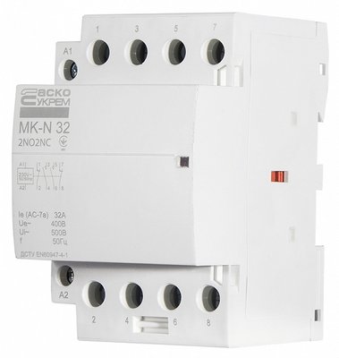 Модульний контактор MK-N 4P 32A 2NO2NC 220V A0040030035 фото