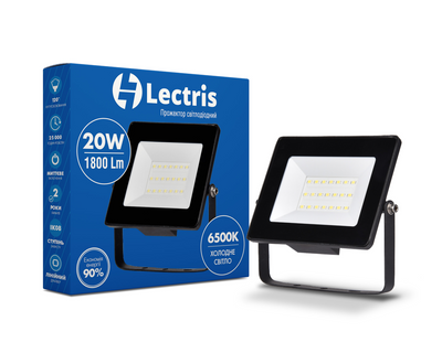 Прожектор LED Lectris 20W 1800Лм 6500K 185-265V IP65 1-LC-3002 1-LС-3002 фото