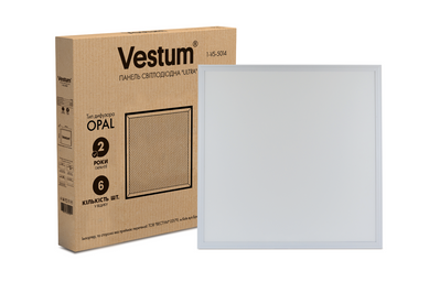 Панель свiтлодiодна LED ULTRA SLIM 40W 600x600 6500K 220V Vestum 1-VS-5014 фото