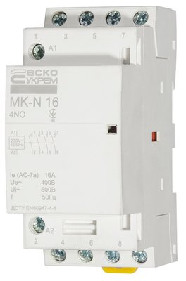 Модульний контактор MK-N 4P 16A 4NO 220V A0040030026 фото