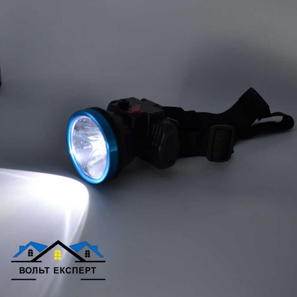 Фонарик на голову FISHER LED 3W 1200mAh 195Lm 10 часов Violux 360301 фото