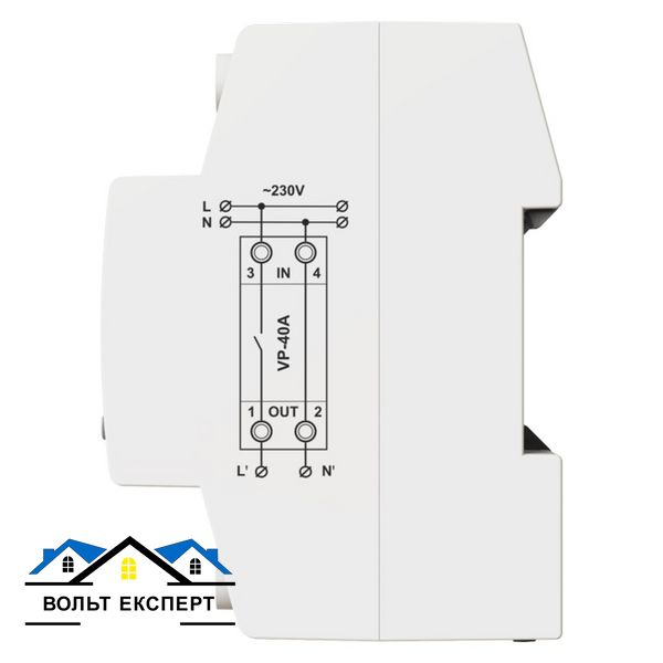 Реле контроля напряжения DigiTOP VP-40A M2W VP-40A M2W фото