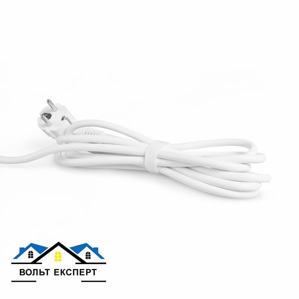 Мережевий подовжувач VIDEX ONCORD з/з 4п 3м (3x1.5мм) 3.4А USB(QC3.0) +USB-C(PD18W) з кнопкою білий VF-PD43G1QC1PD-W фото