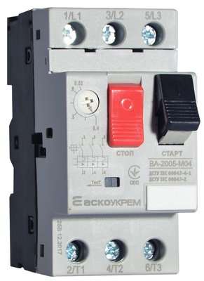Автоматичний вимикач захисту двигуна УКРЕМ ВА-2005 М04 A0010050016 фото
