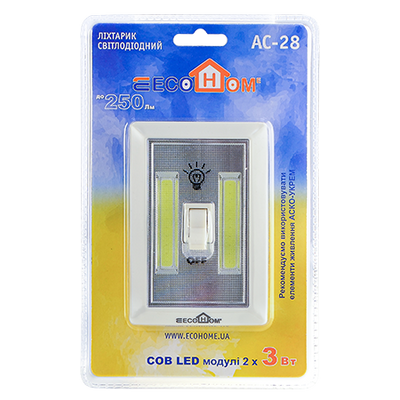 Ліхтарик світлодіодний AC-28 (бл. 1шт) ECOНОМЕ ECO018001001 фото