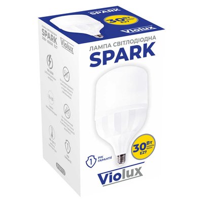 Лампа LED SPARK 30W E27 6500K 2400Lm Violux 910112 фото