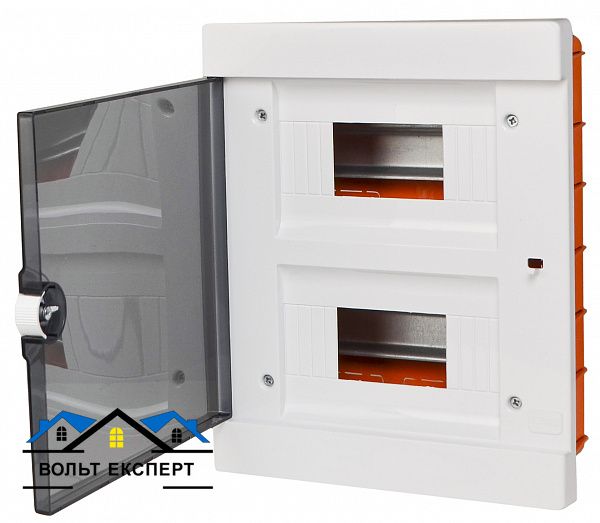 Корпус модульный пластик, 24 модулі, встраиваемый, серии UBox A0270010013 фото