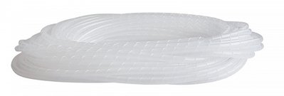SWB-06 Спіральна обвязка кабельна біла-прозора (10м) A0150070001 фото