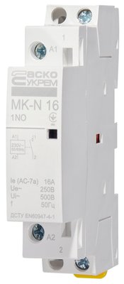 Модульний контактор MK-N 1P 16A 1NO 220V A0040030020 фото